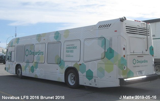 BUS/AUTOBUS: Novabus LFS 2016 Brunet