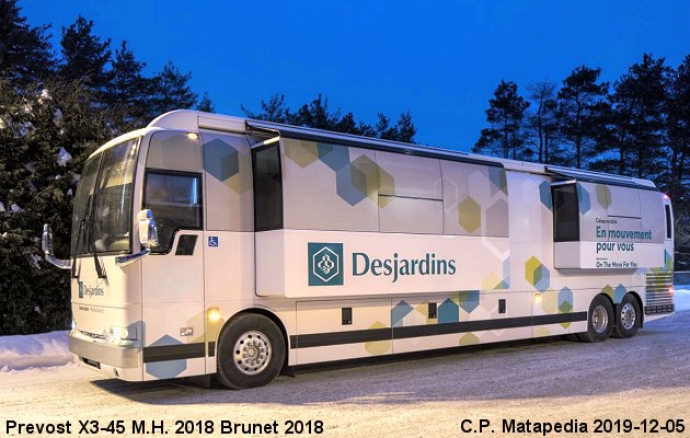 BUS/AUTOBUS: Prevost X3-45 2018 Brunet