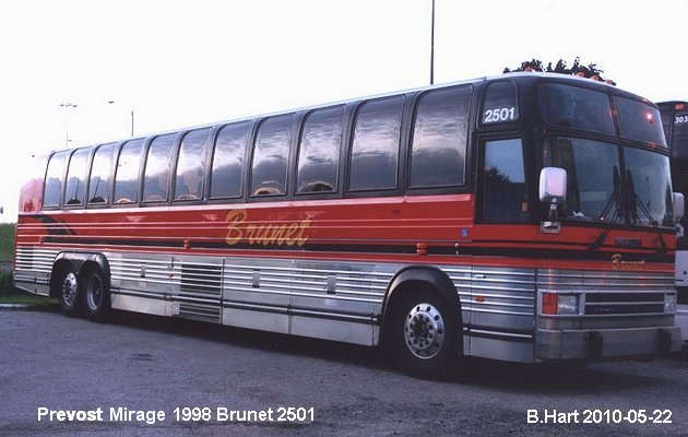 BUS/AUTOBUS: Prevost Le Mirage XL 1998 Brunet