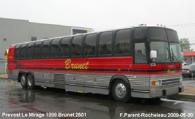 BUS/AUTOBUS: Prevost Le Mirage XL 1998 Brunet
