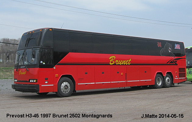 BUS/AUTOBUS: Prevost H3-45 1997 Brunet