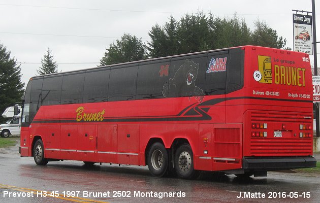BUS/AUTOBUS: Prevost H3-45 1997 Brunet