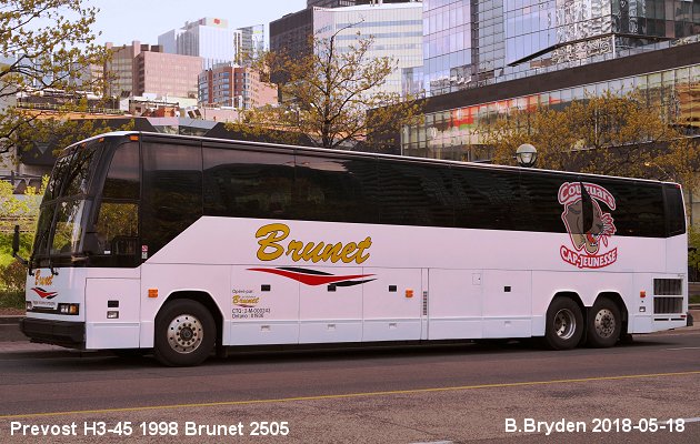 BUS/AUTOBUS: Prevost H3-45 1998 Brunet