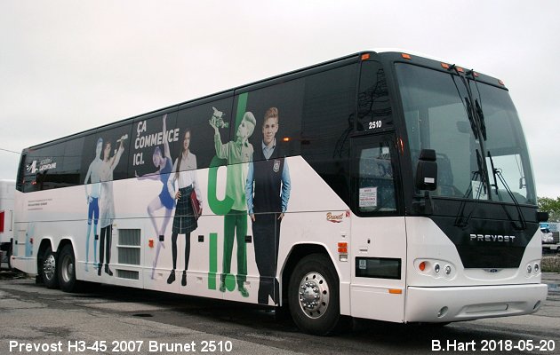 BUS/AUTOBUS: Prevost H3-45 2007 Brunet