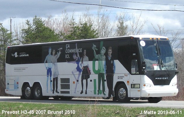 BUS/AUTOBUS: Prevost H3-45 2007 Brunet