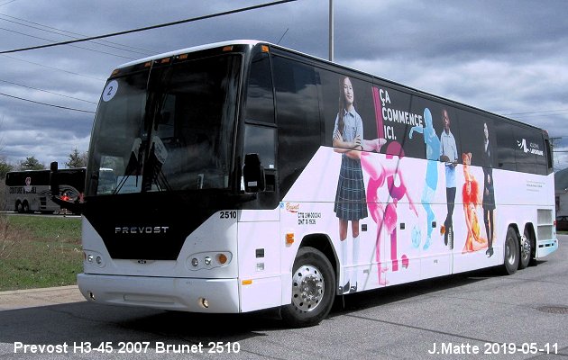 BUS/AUTOBUS: Prevost H3-45 2007 Brunet