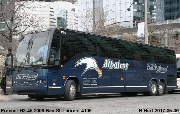 BUS/AUTOBUS: Prevost H3-45 2006 Bas St Laurent