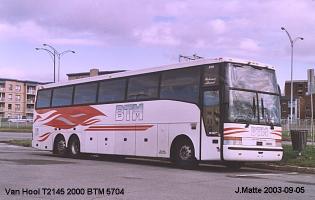 BUS/AUTOBUS: Van Hool T 2145 2000 BTM