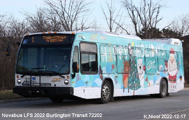 BUS/AUTOBUS: Novabus LFS 2022 Burlington Transit