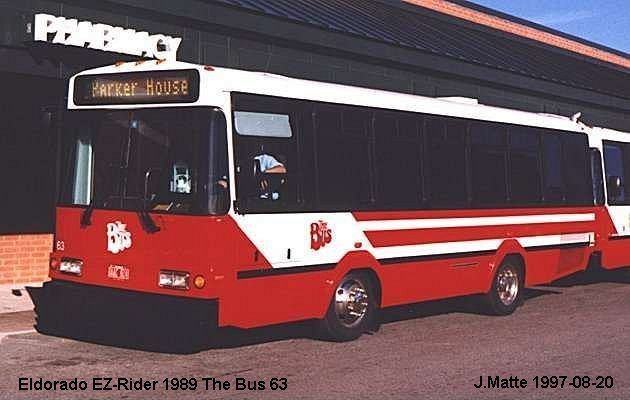 BUS/AUTOBUS: Eldorado E-Z Rider 1989 The Bus