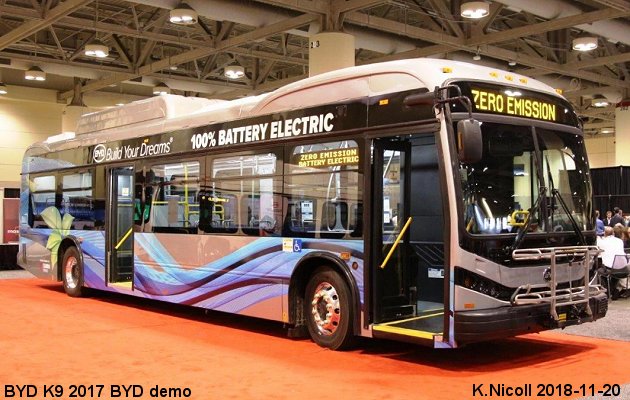 BUS/AUTOBUS: BYD K9 2017 BYD