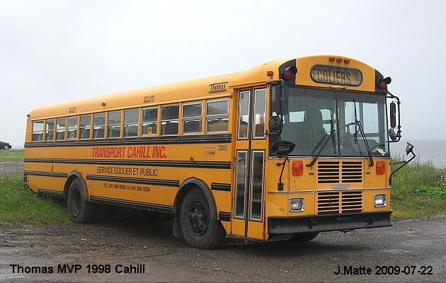 BUS/AUTOBUS: Thomas MVP  1999 Cahill