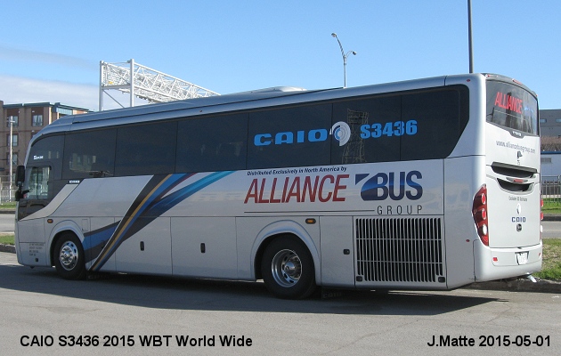 BUS/AUTOBUS: CIAO S3436 2015 WBT