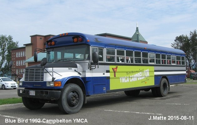 BUS/AUTOBUS: Blue Bird C300 1992 YMCA Campbelton