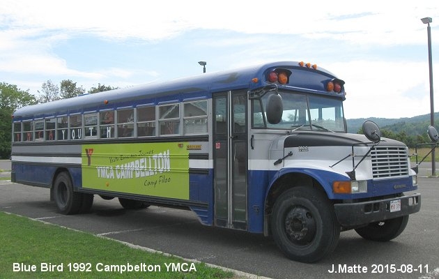 BUS/AUTOBUS: Blue Bird C300 1992 YMCA Campbelton