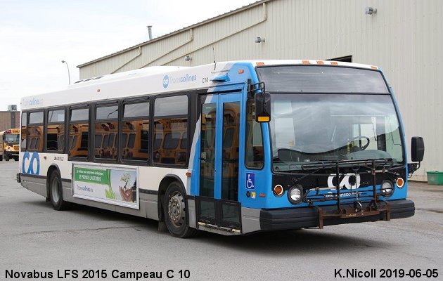 BUS/AUTOBUS: Novabus LFS 2015 Campeau