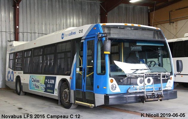 BUS/AUTOBUS: Novabus LFS 2015 Campeau