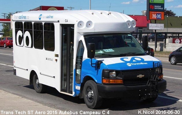 BUS/AUTOBUS: Trans Tech ST Aero 2015 Campeau