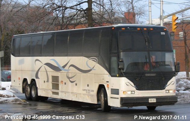 BUS/AUTOBUS: Prevost H3-45 1999 Campeau