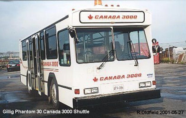 BUS/AUTOBUS: Gillig Phantom 2001 Canada 3000