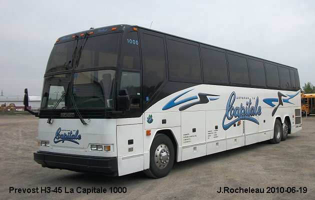 BUS/AUTOBUS: Prevost H3-45 1996 La Capitale