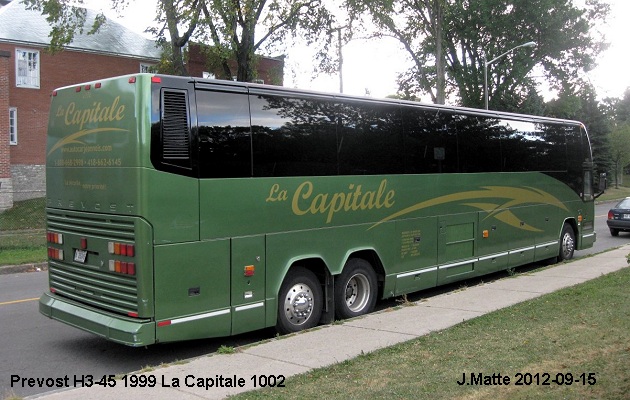 BUS/AUTOBUS: Prevost H3-45 1999 Capitale