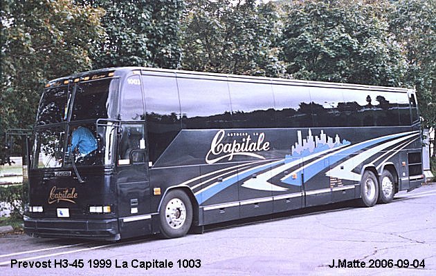 BUS/AUTOBUS: Prevost H3-45 1999 Capitale