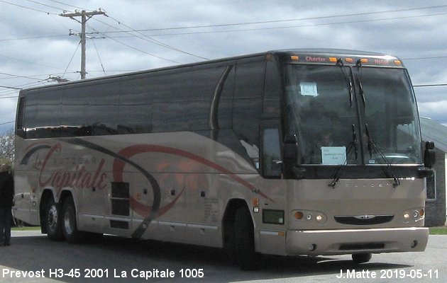 BUS/AUTOBUS: Prevost H3-45 2001 Capitale