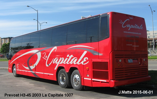 BUS/AUTOBUS: MCI J4500 2003 La Capitale