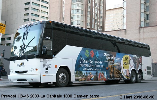 BUS/AUTOBUS: Prevost H3-45 2003 Capitale