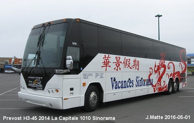 BUS/AUTOBUS: Prevost H3-45 2014 Capitale