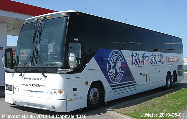 BUS/AUTOBUS: Prevost H3-45 2014 Capitale