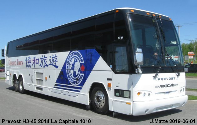 BUS/AUTOBUS: Prevost H3-45 2014 Capitale