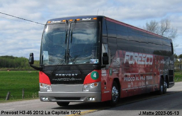 BUS/AUTOBUS: Prevost H3-45 2012 La Capitale