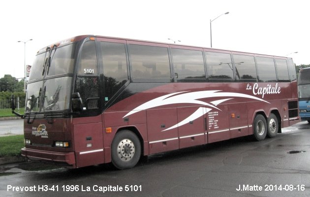 BUS/AUTOBUS: Prevost H3-41 1996 Capitale