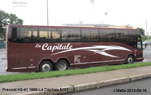 BUS/AUTOBUS: Prevost H3-41 1996 Capitale