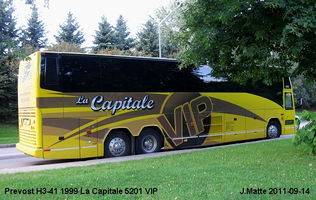 BUS/AUTOBUS: Prevost H3-41 1999 La Capitale