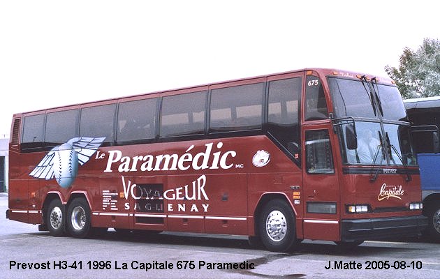 BUS/AUTOBUS: Prevost H3-41 1996 Capitale