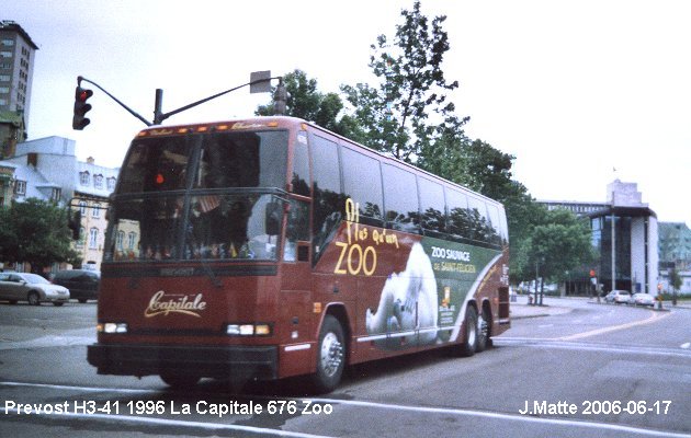 BUS/AUTOBUS: Prevost H3-41 1996 Capitale