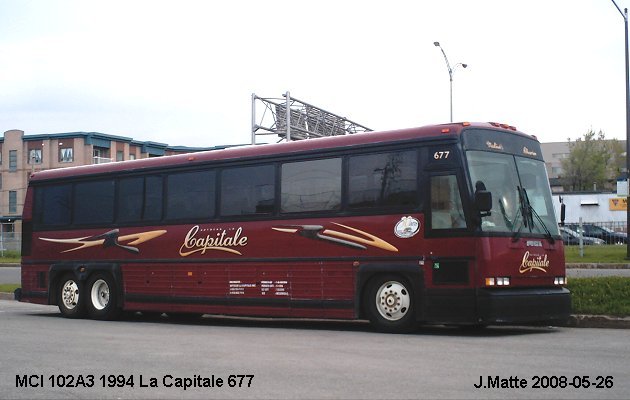 BUS/AUTOBUS: MCI 102A3 1994 La Capitale