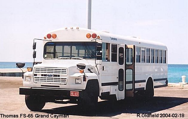 BUS/AUTOBUS: Thomas FS-65 1992 Cayman