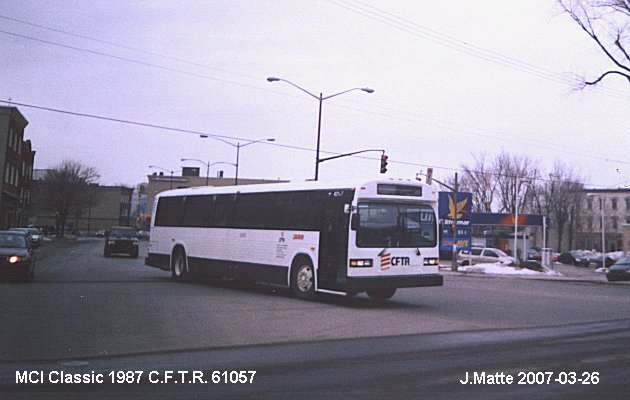 BUS/AUTOBUS: MCI Classic 1987 C.F.T.R.