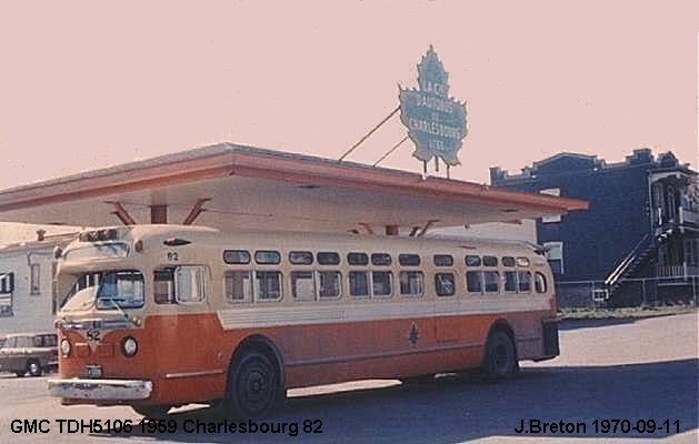 BUS/AUTOBUS: GMC TDH5106 1959 Charlesbourg