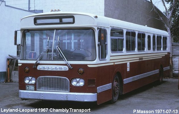 BUS/AUTOBUS: Leyland Leopard 1967 Chambly