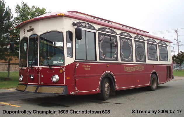 BUS/AUTOBUS: Dupontrolley Champlain 1608 2005 Trius