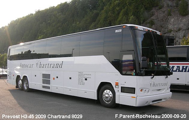 BUS/AUTOBUS: Prevost H3-45 2009 Chartrand