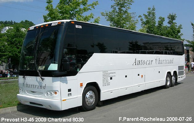 BUS/AUTOBUS: Prevost H3-45 2009 Chartrand