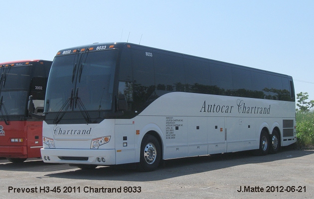 BUS/AUTOBUS: Prevost H3-45 2011 Chartrand