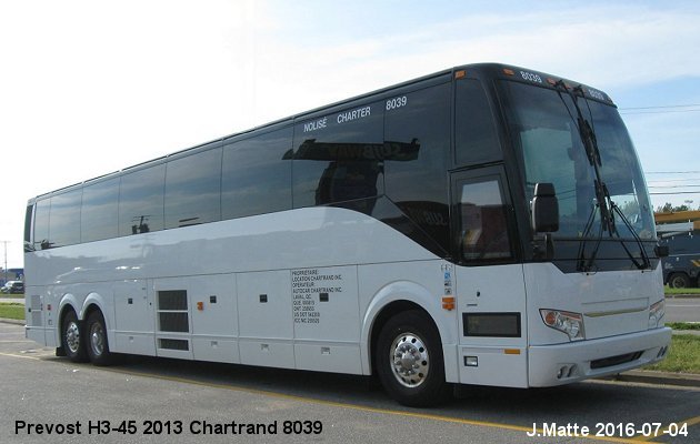 BUS/AUTOBUS: Prevost H3-45 2013 Chartrand