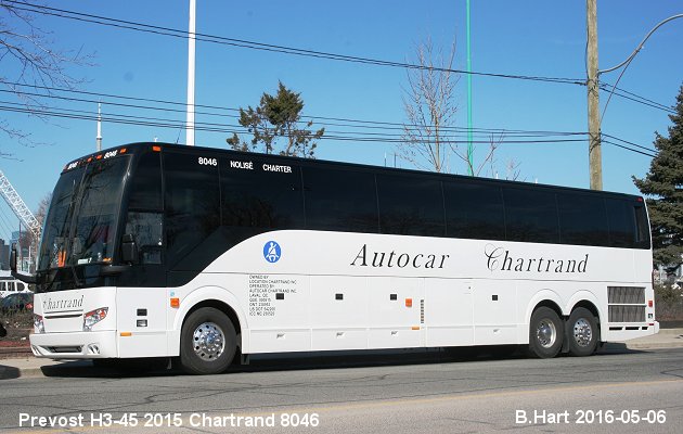 BUS/AUTOBUS: Prevost H3-45 2015 Chartrand